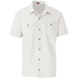Mens Short Sleeve Wildstone Shirt White Front